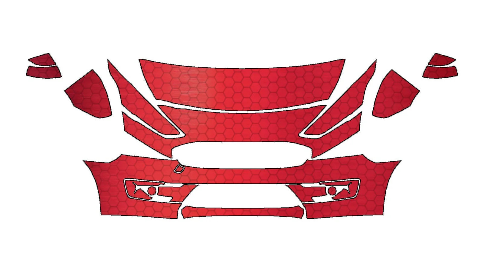 Compatible With Ford Transit Connect (2019–2023) Front Paint Protection Film Kit