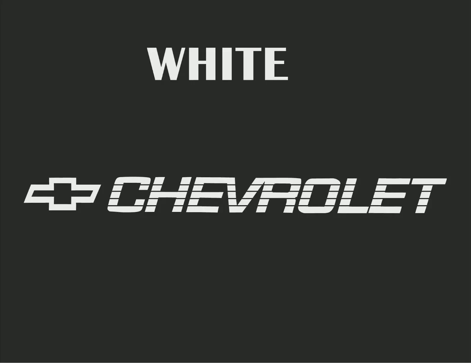CHEVY Decals CHEVROLET Vinyl Sticker Silverado 1500 Bed Tailgate Letters 454 SS