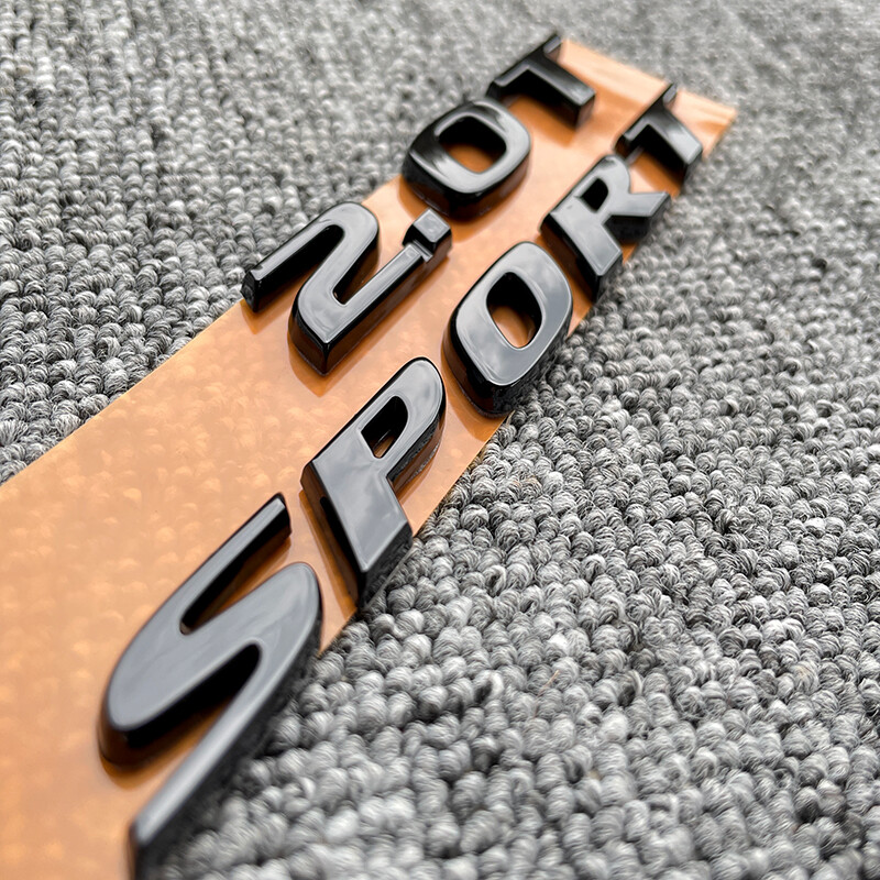 FOR Honda 2018-2022 Accord Gloss Black 2.0T Sport Emblem Set