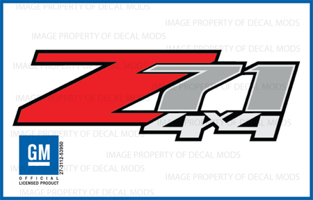 set of 2: 2011 Chevrolet Silverado Z71 4×4 decals – F – 1500 2500 HD stickers