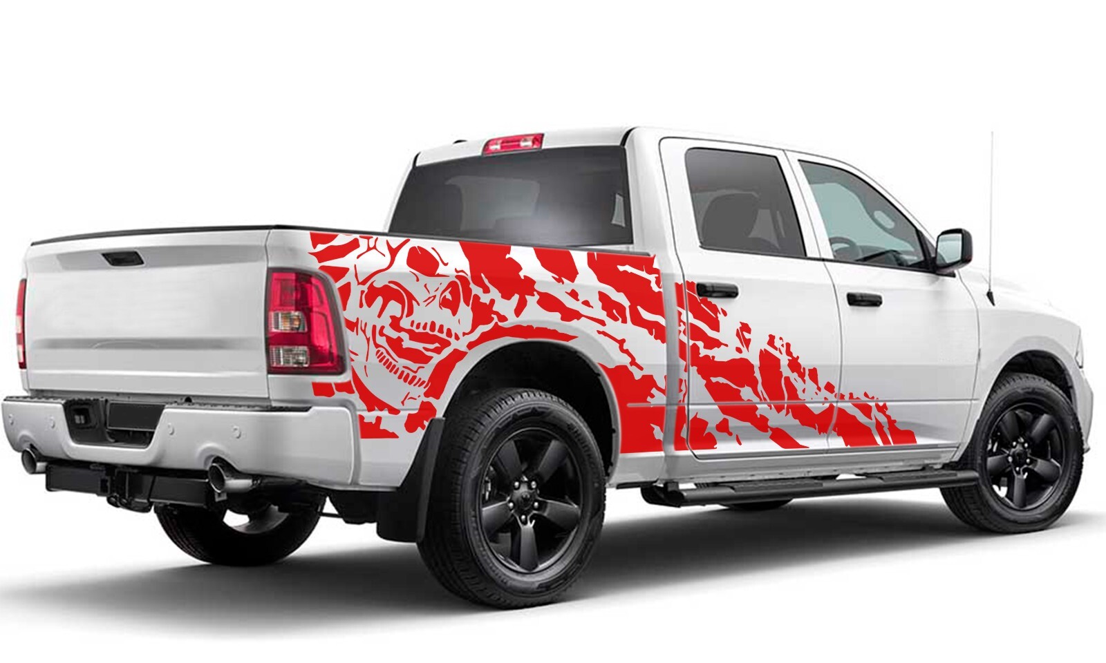 Side nightmare graphics stickers decal compatible with Dodge Ram