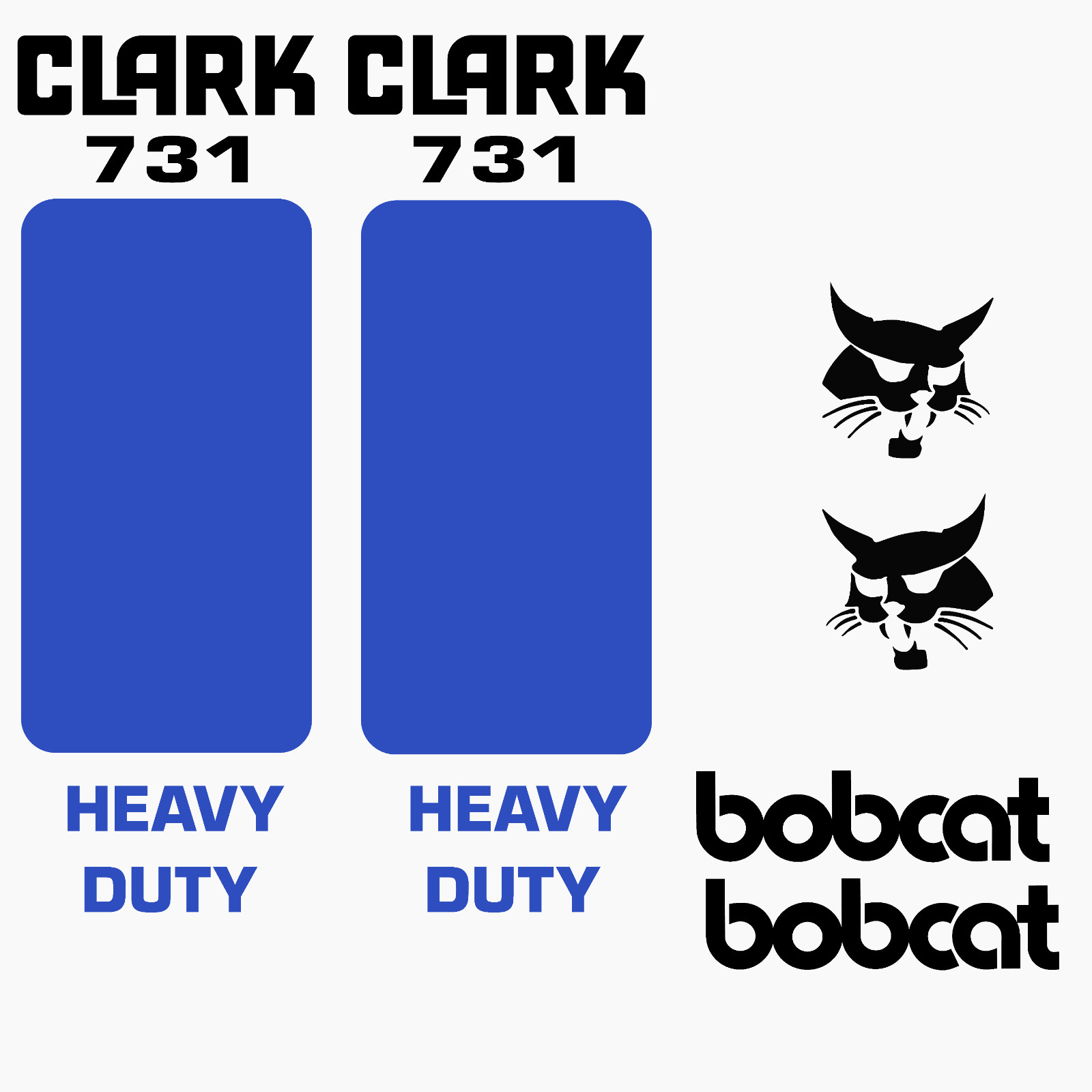 Fits Bobcat 731 Decals Stickers kit Repro Aftermarket Decal kit Premium Vinyl