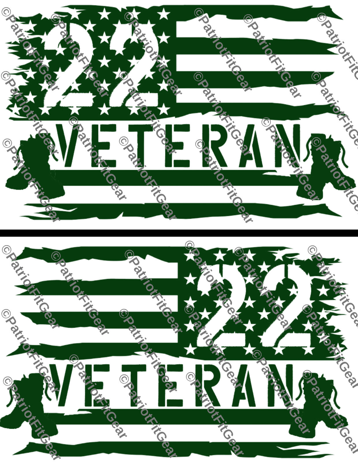 Veteran 22,PTSD The War Within,Support Our Troops,Military,Custom Vinyl Decals