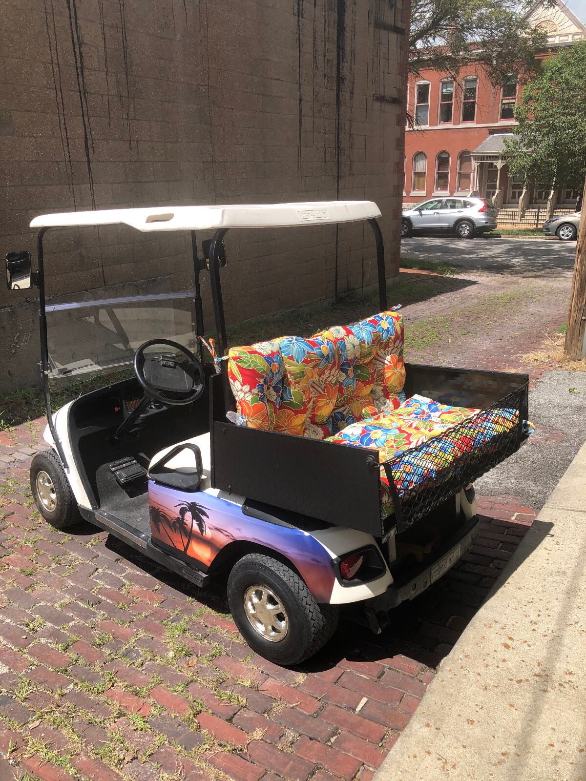 Golf Cart Tropical Palm Tree Large Rear Fender Wrap Charphics FIT EZGO Club Car