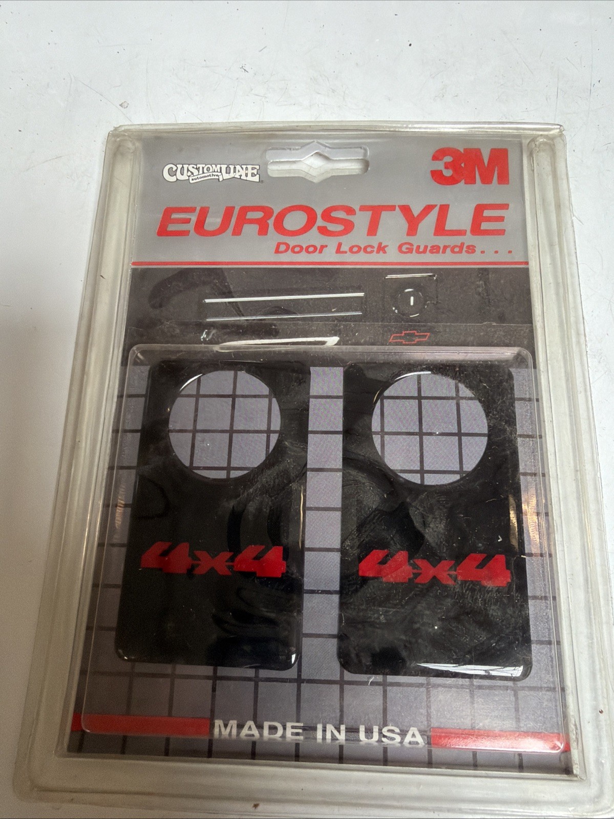 Custom Line 4×4 Door Lock Scratch Guard Decals Vintage 3M Made in USA