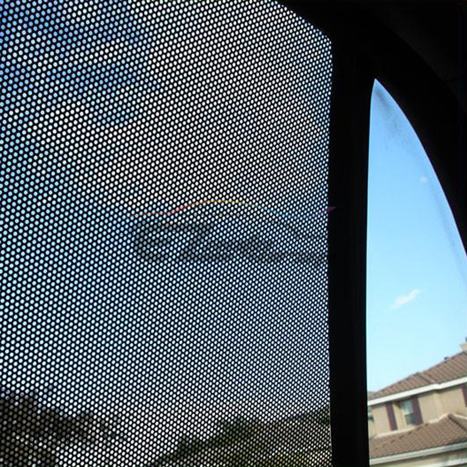 Perforated One Way Vision White Print Media Vinyl Window Decal Sticker Sheet
