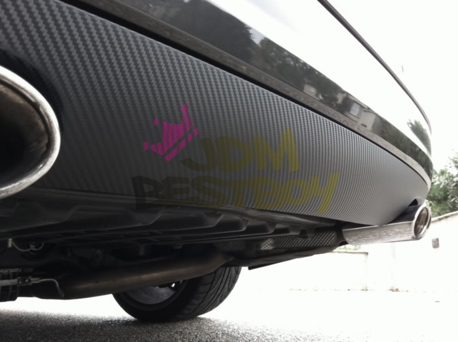 Genuine 3M 2080 Series CFS12 Carbon Fiber Black Vinyl Wrap Vehicle Film Decal