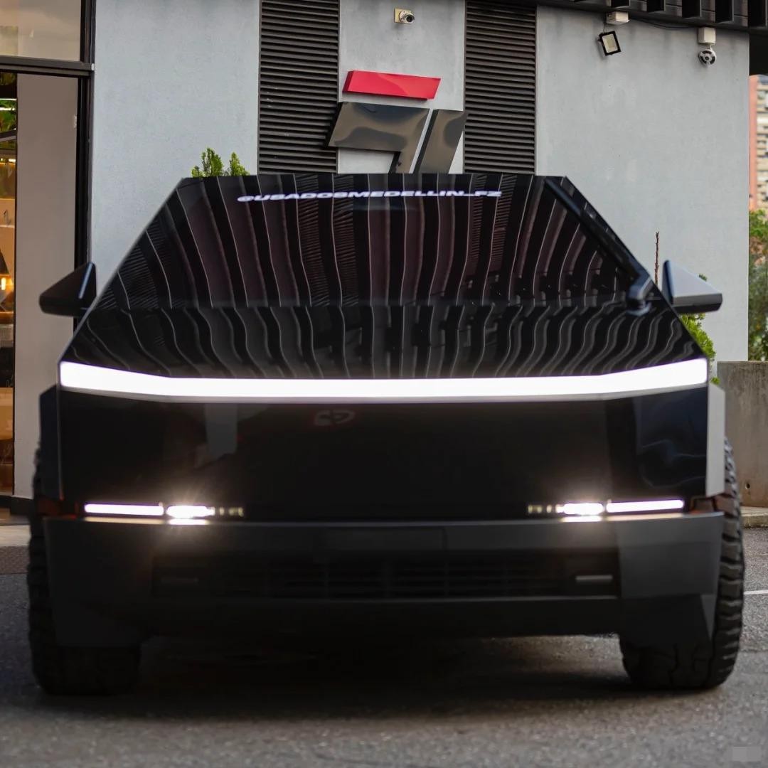 Tesla Cybertruck PreCut Paint Protection Film Wrap Color Change Gloss Black PPF