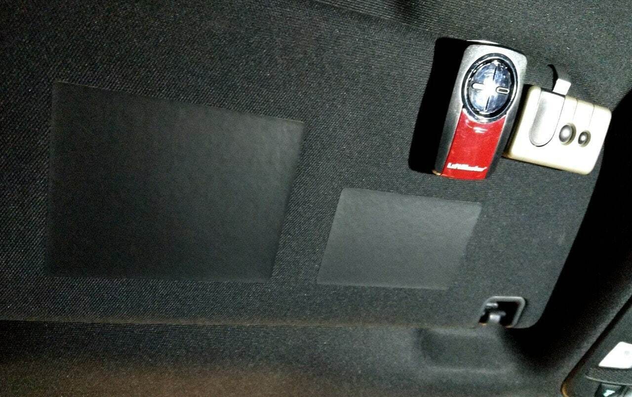 FORD F150 / Raptor 2022 – 2023 SUN VISOR WARNING LABEL BLACKOUTS