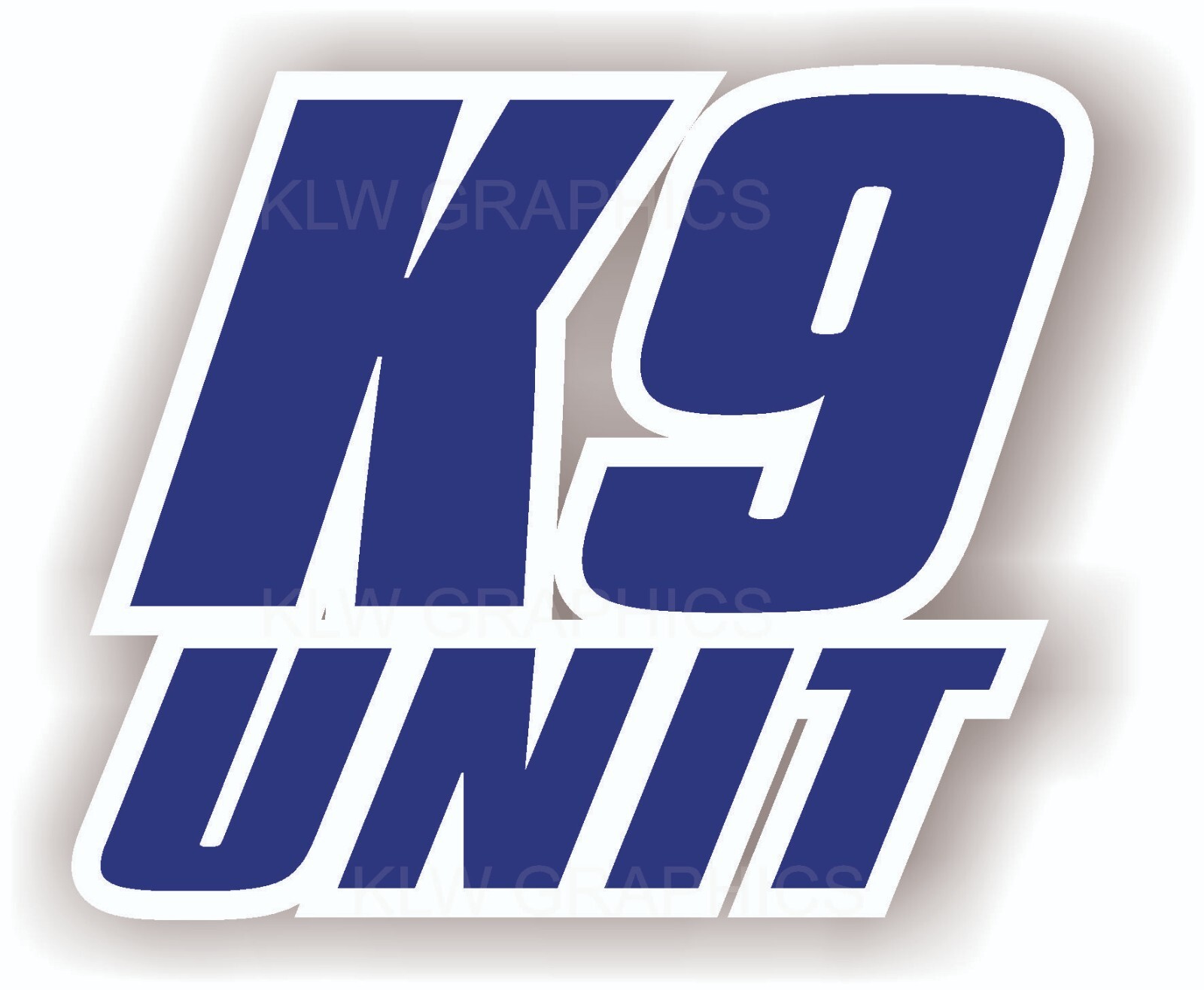 K9 Unit Police Dog Bumper Sticker Vinyl Decal Diesel Car Decal Law Enforcement