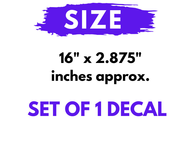TAILGATE DECAL fits 1992-1996 OBS Ford F150. F250, F350 Silver/Black TOP QUALITY