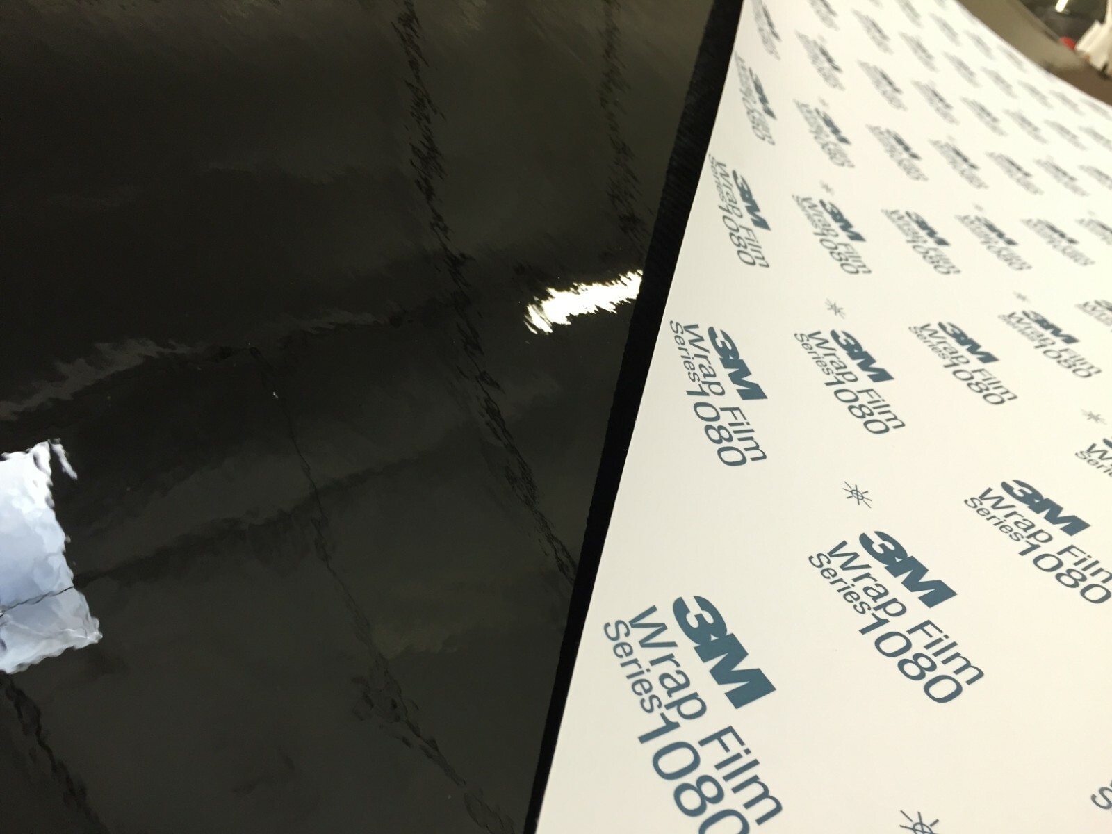 BUNDLE 2 Rolls – 3M 2080 Gloss Black 6″ x 60″ Vinyl Car Wrap Stripe Sticker Film