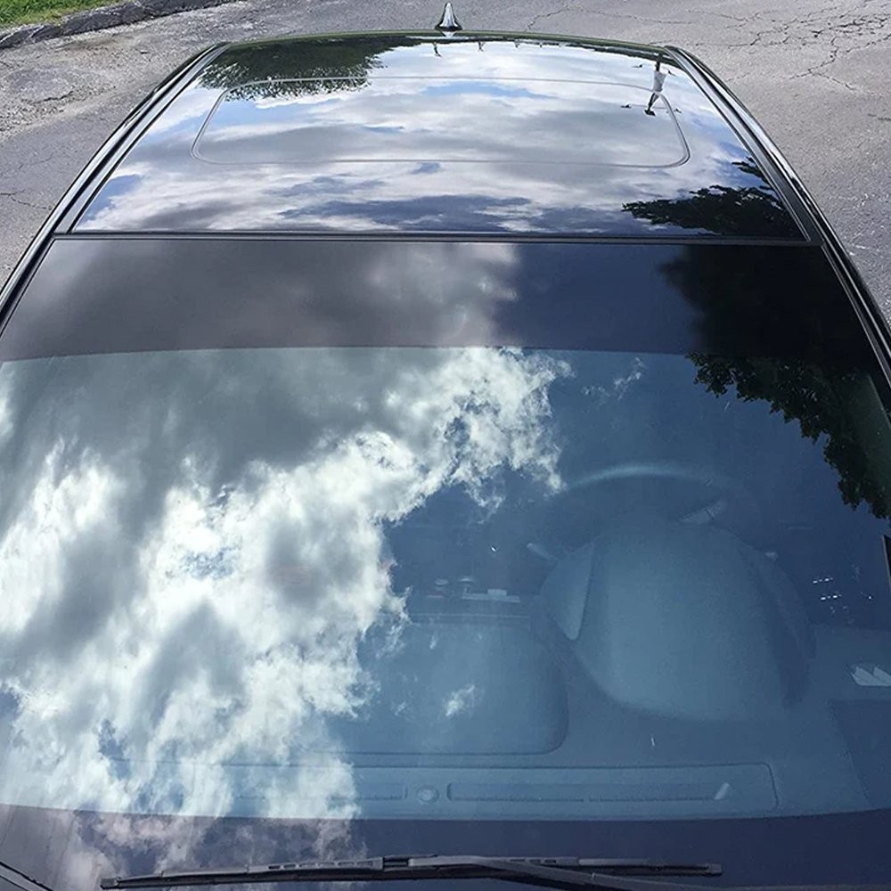 Sun Visor Strip Windshield Banner black Vinyl Long Lasting Premium