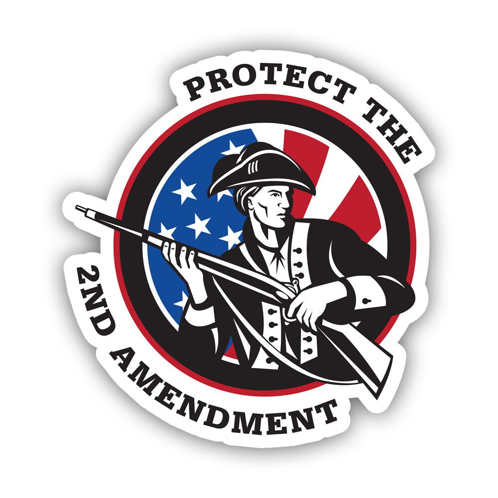 Protect The 2nd Amendment Sticker Decal – Weatherproof – 2a right to bear arms