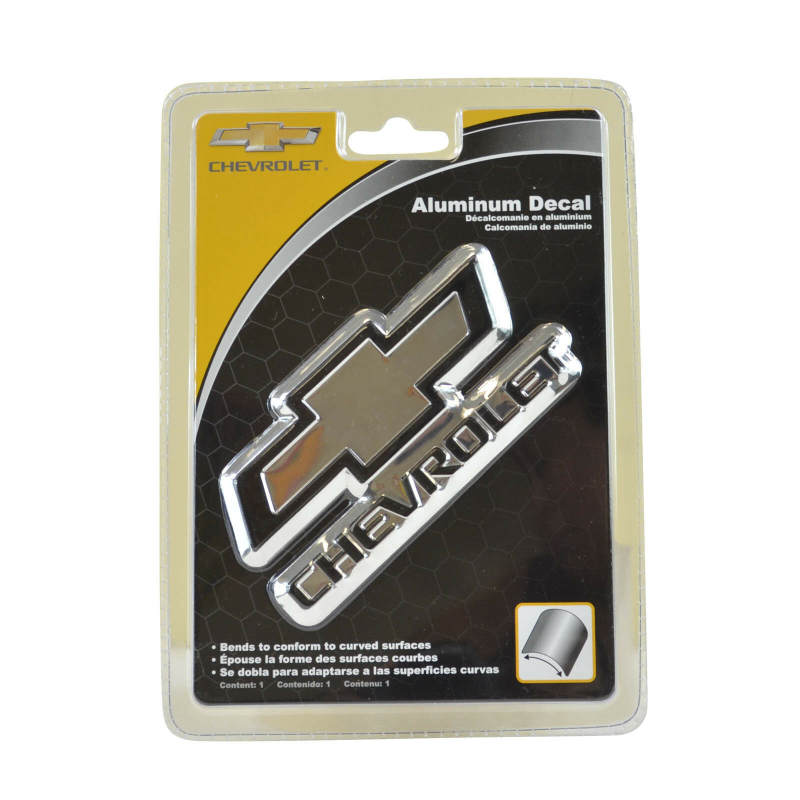 New CHEVY Classic Car Truck Auto Aluminum Decal Emblem Official Licensed Product