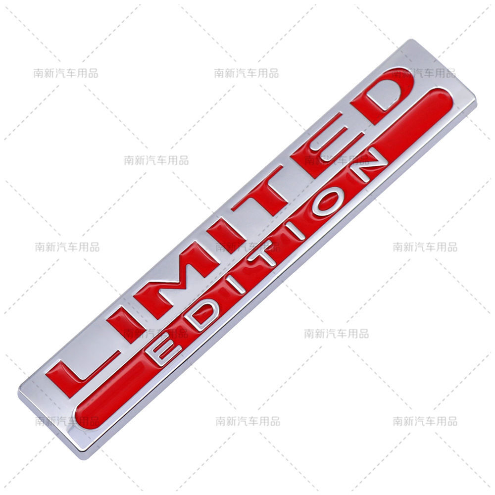 Metal Car Limited Special Edition Emblems Rear Trunk Lid Badges Decal Stickers