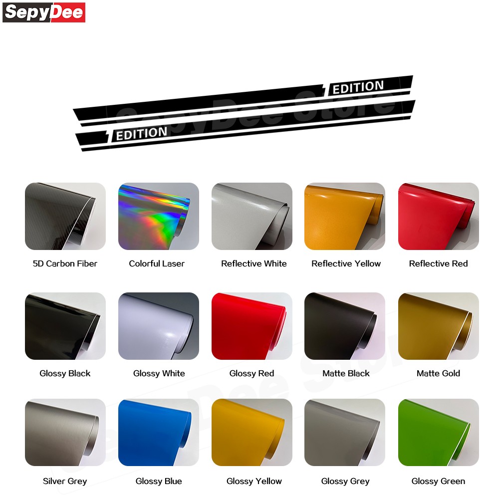 2Pcs Edition 1 Car Side Stripe Skirt Stickers For Ford Bronco Sport 2021-2026