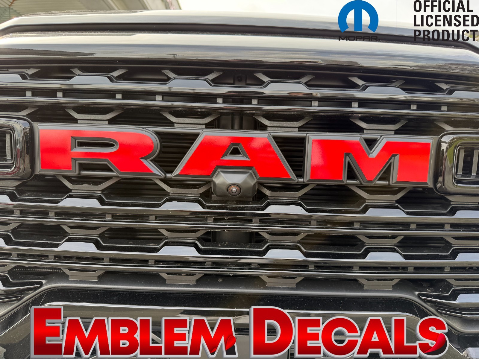 RAM 2500 DT Grill Emblem Decals 2025 2026