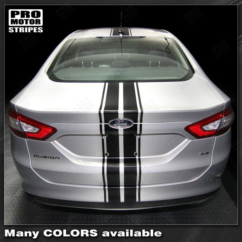 FORD FUSION Over Top Narrow Center Stripes Decals 2013 2014 2015 2016