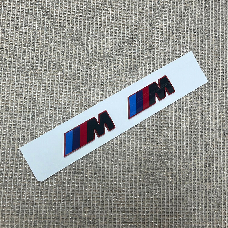 GLOSS BLACK for M320i + FENDER BADGE X2 CUSTOM REAR LETTERING 1 SERIES 3 Series