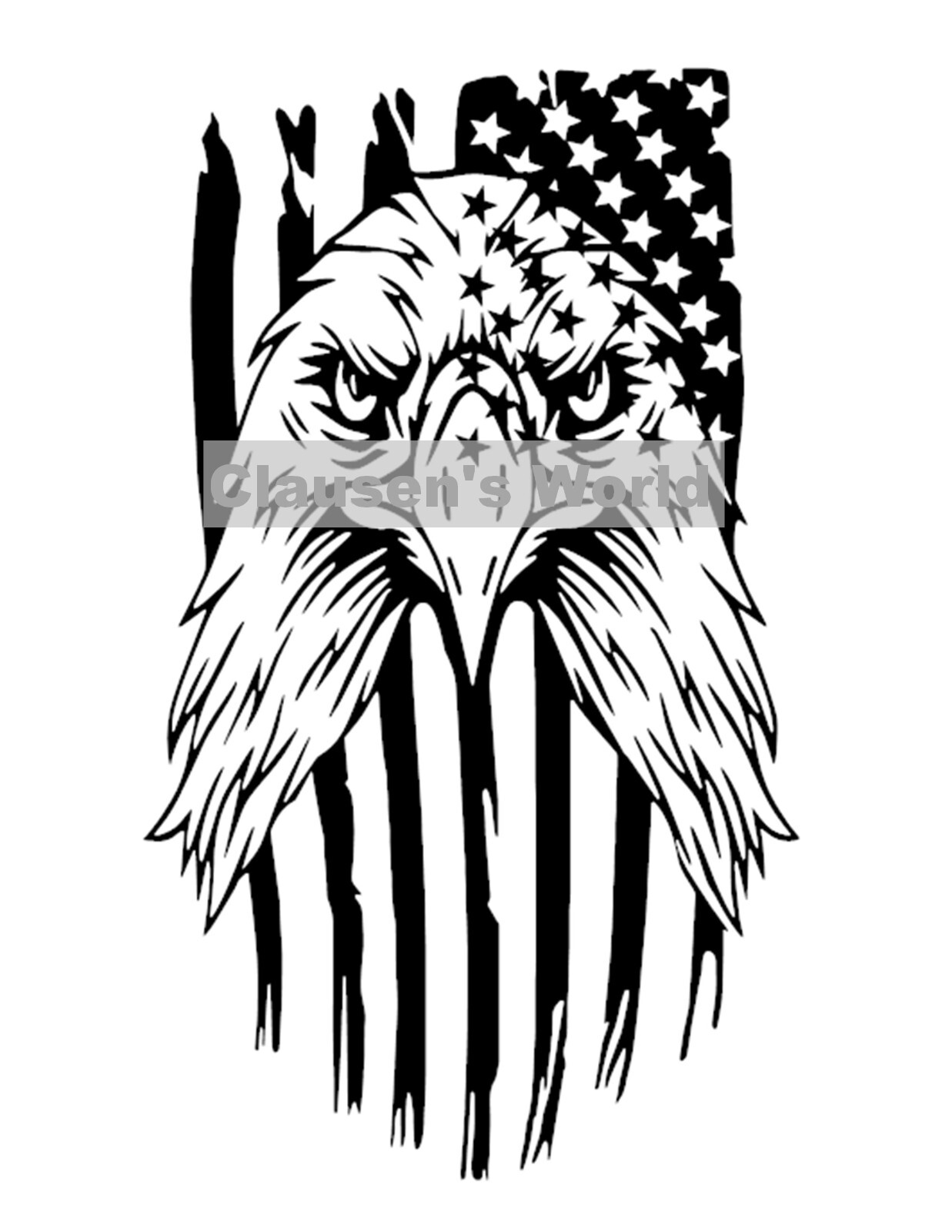 NEW Eagle Flag USA Hood Door Vinyl Decal Racing Stripes (Fits CHARGER)