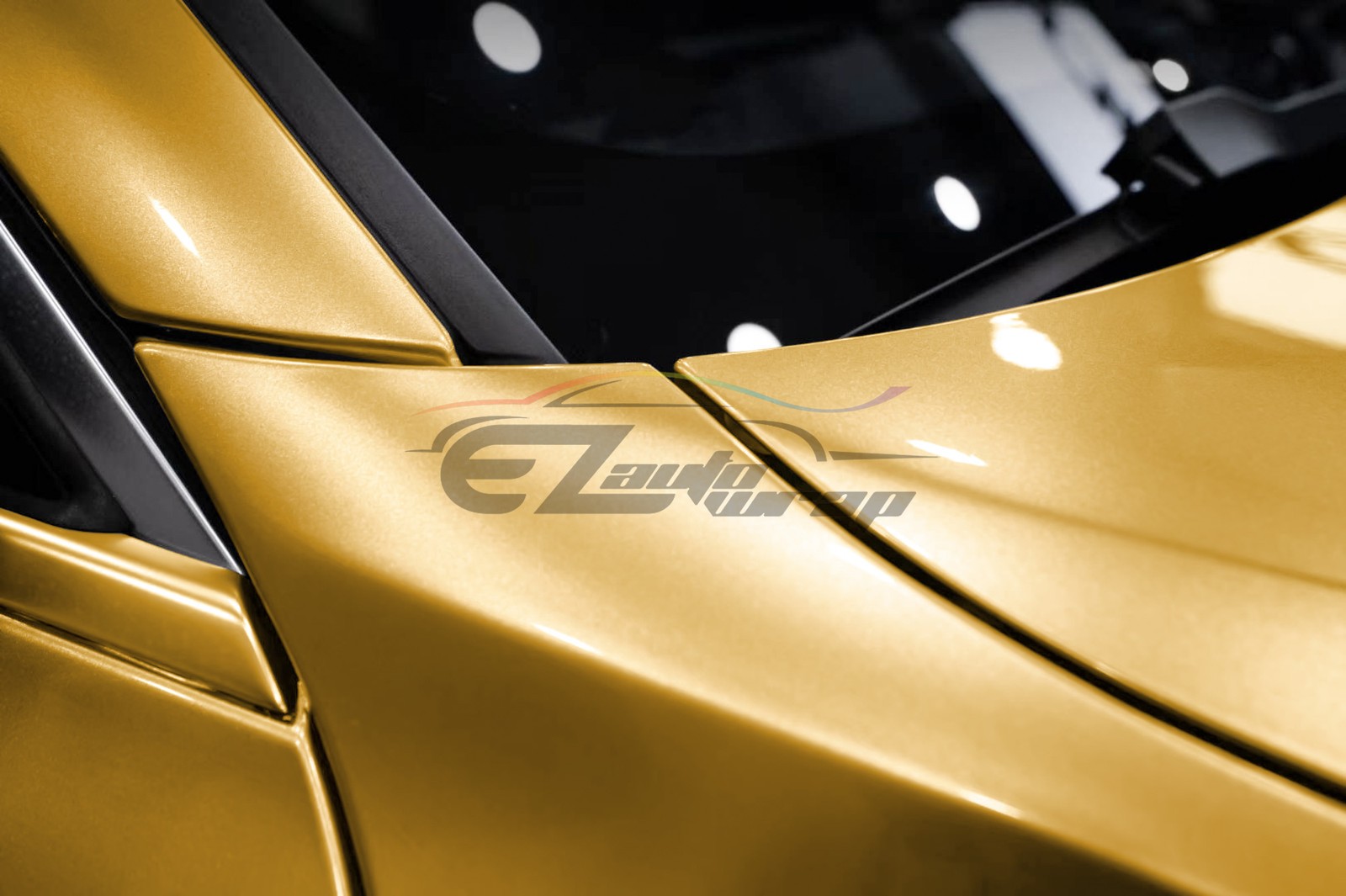 Gloss Metallic Milano Gold PPF TPU Paint Protection Film Dry Wet Auto Vinyl Wrap
