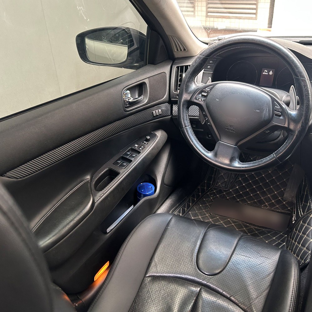 For Infiniti G25 G37 2007-2013 3D Carbon Fiber Pattern Interior DIY Trim Decals