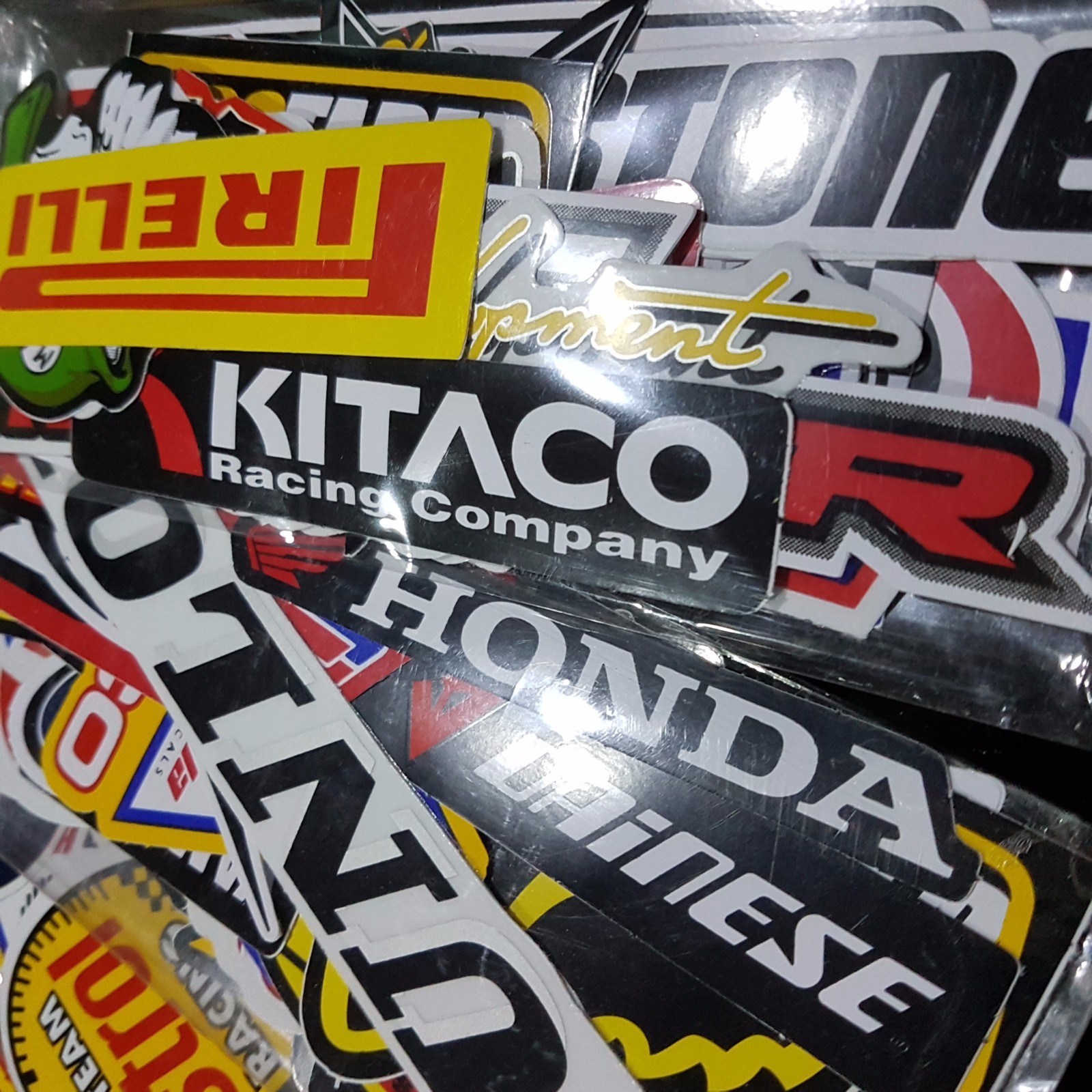 Lot Racing 120 Stickers Decals Motocross Motorcycles Car Vintage Decal Sticker