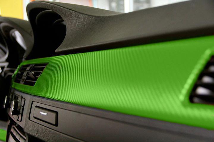 VVivid Xpo Matte Lime Dry Carbon Vinyl Car Wrap Film | V170