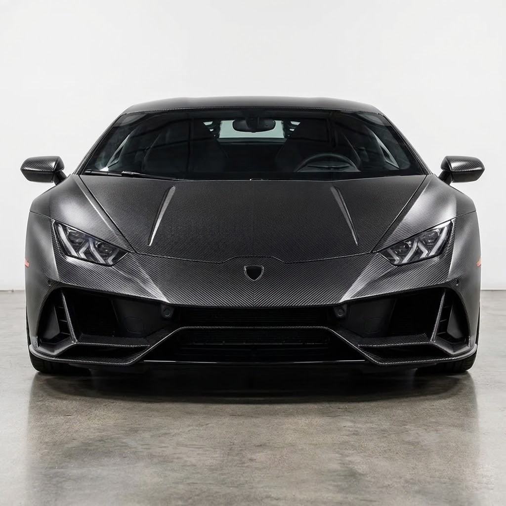 36″ x 60″ Black Carbon Fiber Vinyl Wrap 3D Bubble Free Air Release 3ft x 5ft