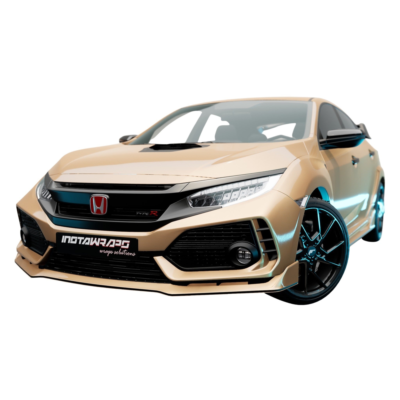 Avery Dennison SW900 Supreme Gloss Gold Metallic Vinyl Car Wrap Film | 215-M