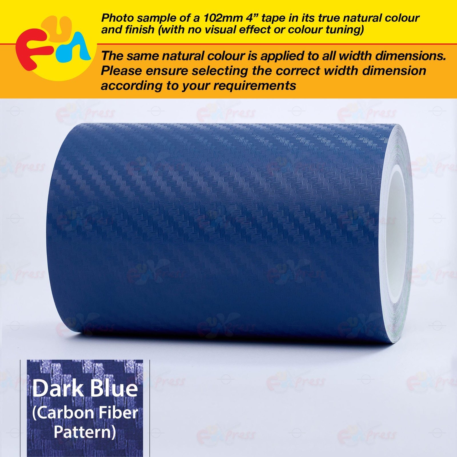 CARBON FIBER DARK BLUE PIN STRIPE Car Model Streamline Adhesive TAPE Sticker