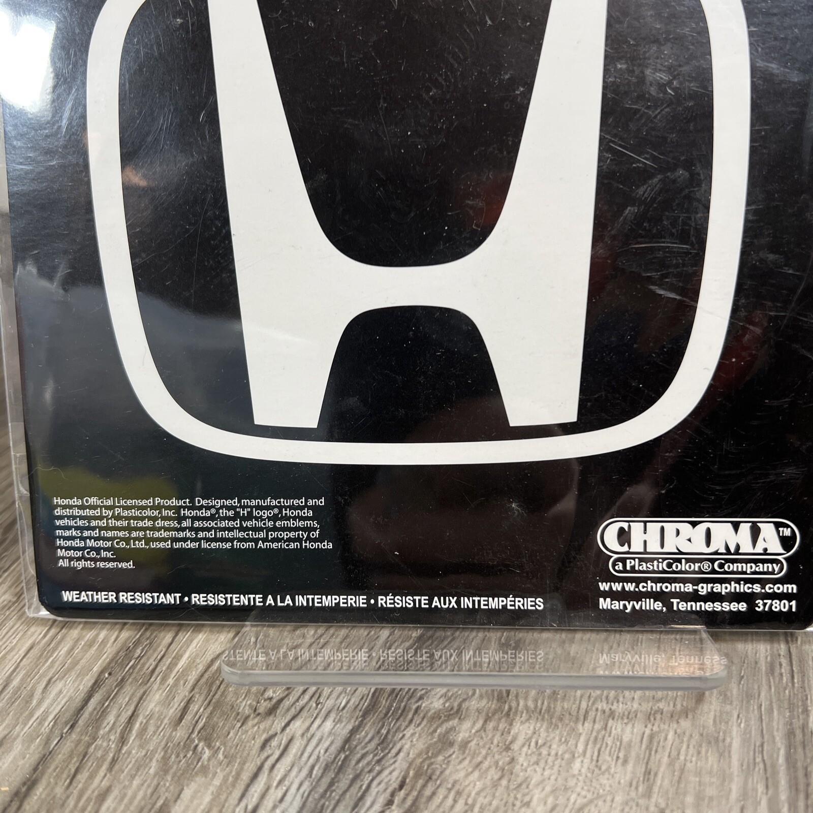 Honda – Decal – 4” x 5” – OFFICIAL LICENSED PRODUCT – White – Die Cut – Diecutz