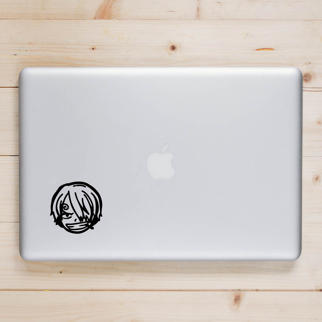 Vinsmoke Sanji|One Piece|Anime|Vinyl Sticker |Decal for Window|Laptop|Car