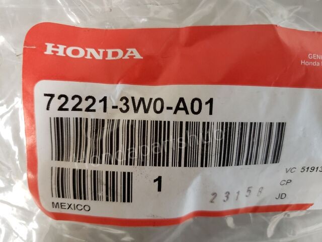 23-26 HONDA HR-V RIGHT FRONT (OUTER) Corner Cover (72221-3W0-A01)