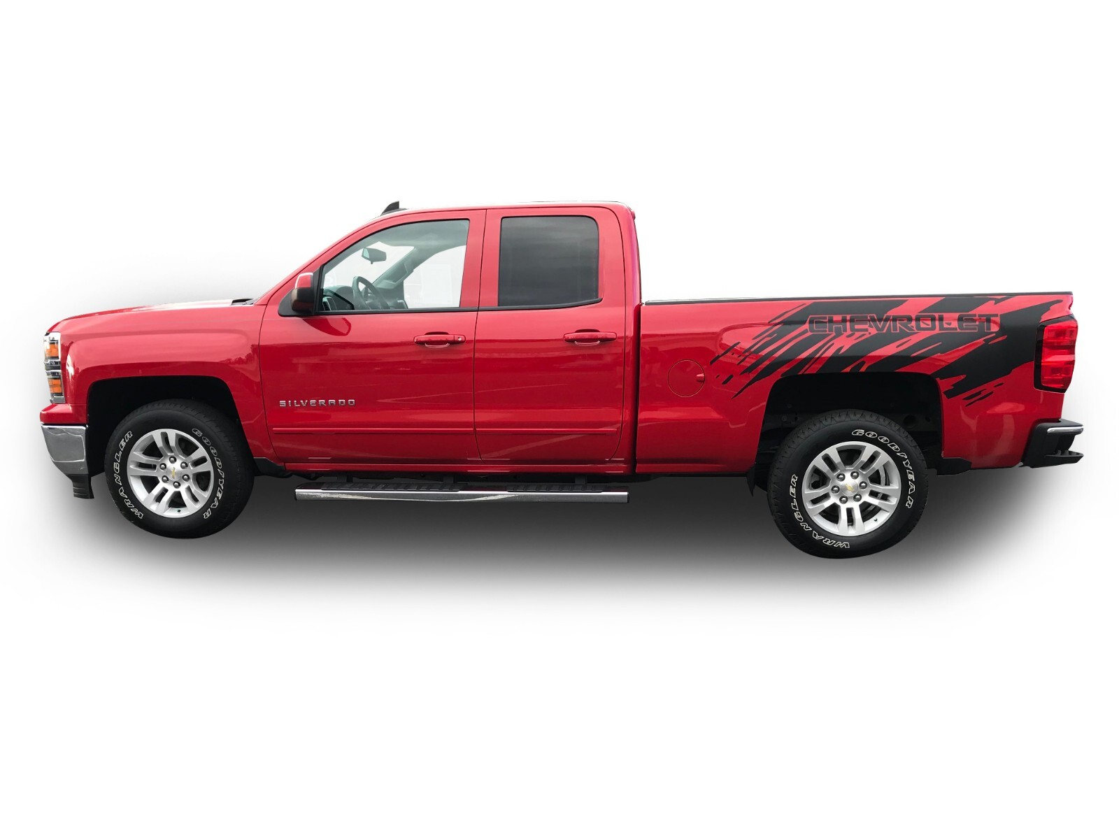 2007-2018 For Chevy Silverado Stripes Splatter Side Decal Vinyl Graphics Sticker