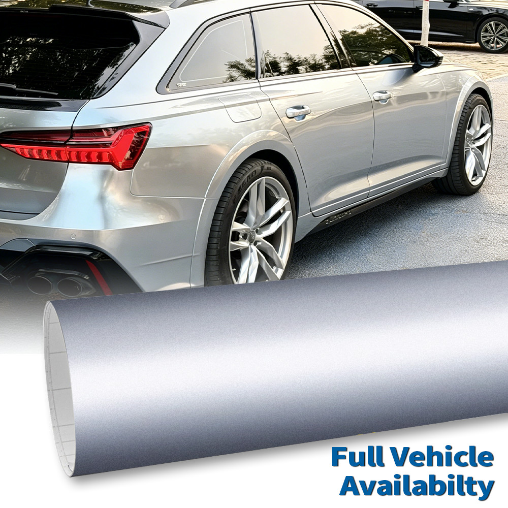 12″ x 60″ Silver Chrome Mirror Vinyl Film Wrap Sticker Stretchable 1ft x 5ft