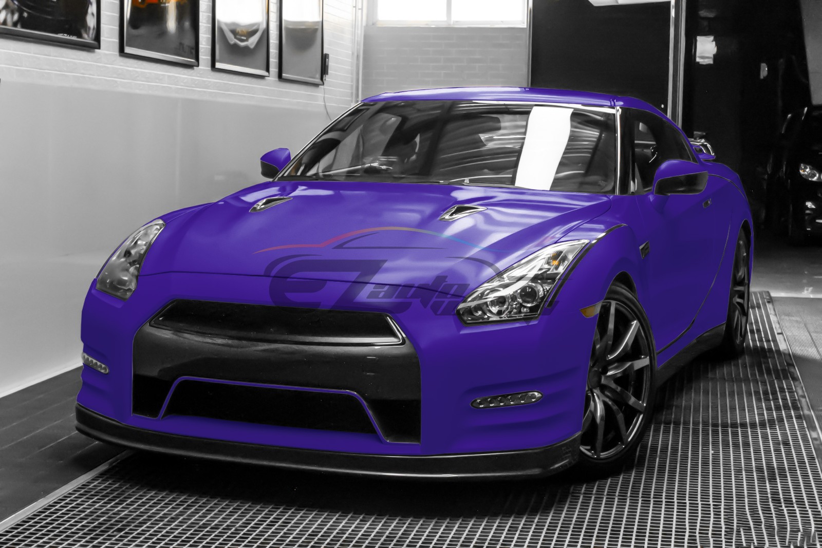 Premium Satin Purple Matte Flat Vinyl Wrap Sticker Film DIY Decal Bubble Free