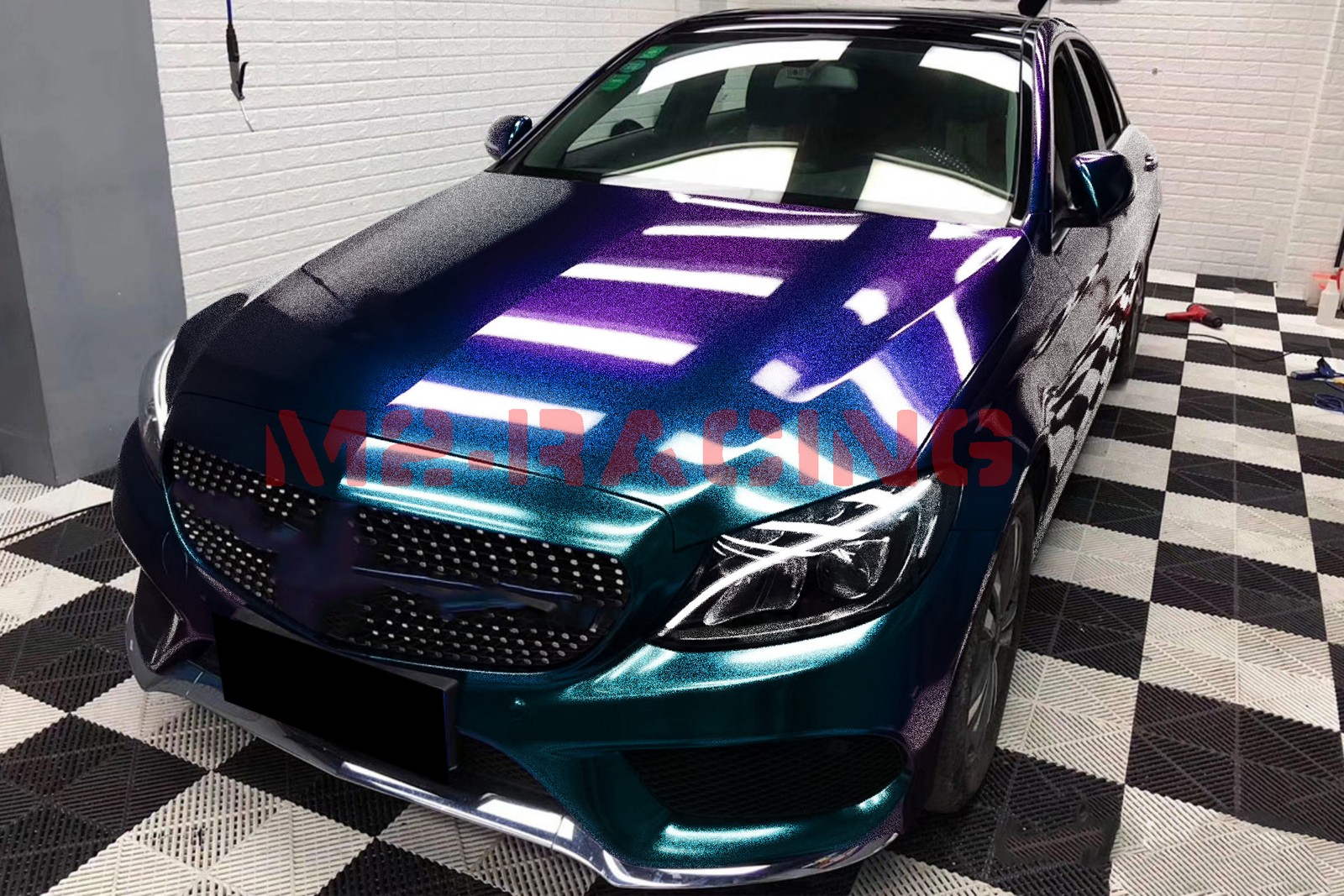 Galaxy Dust Gloss Purple Teal Metallic Car Sticker Decal Vinyl Wrap Sheet Film