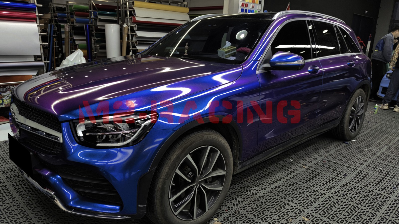 Galaxy Dust Gloss Purple Blue Metallic Car Sticker Decal Vinyl Wrap Sheet Film