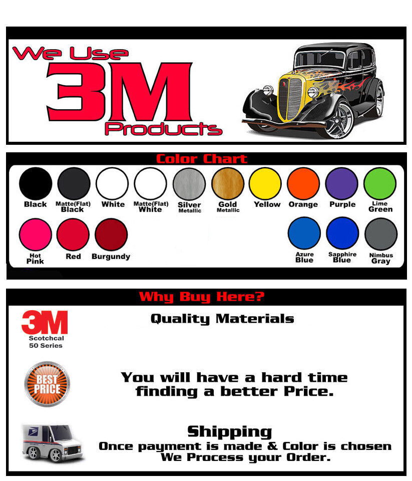 1998-2020 Volkswagen Beetle Rocker Panel Vinyl Graphics Decals Stripes 3M