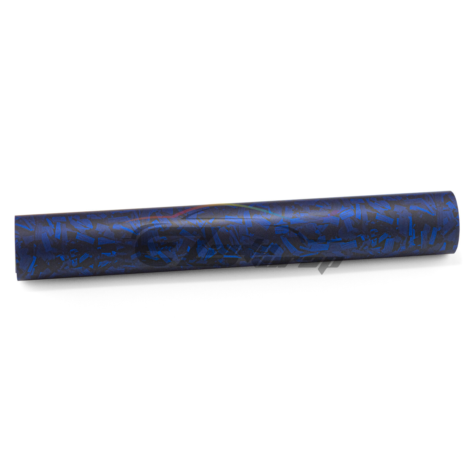 ESSMO PET Marble Forged Matte Carbon Fiber Royal Blue Car Vehicle Vinyl Wrap