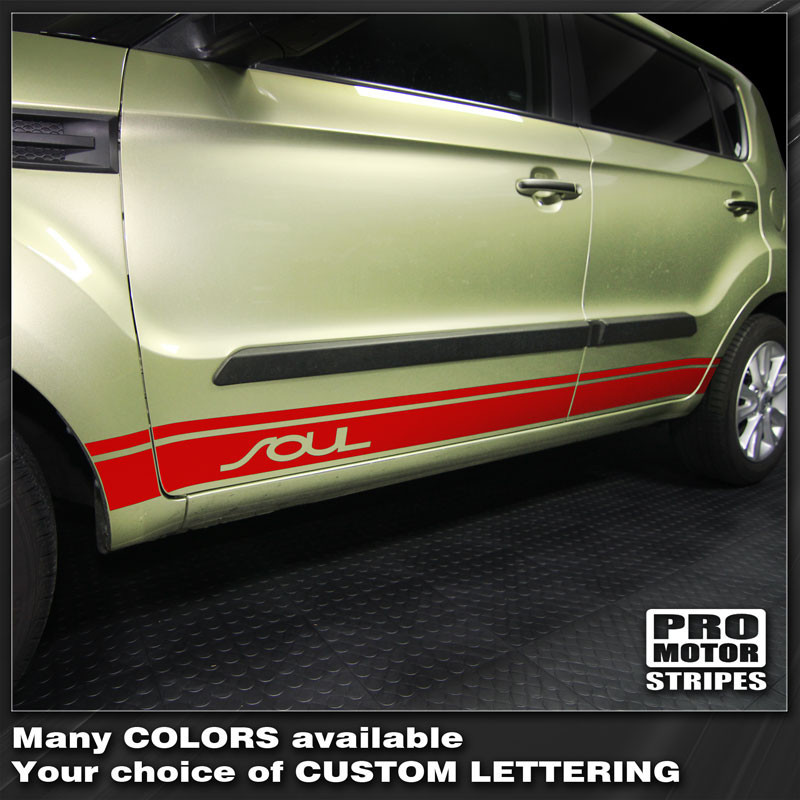 For KIA SOUL Rocker Panel Side Stripes 2012 2013 2014 2015 2016 2017 2018 2019