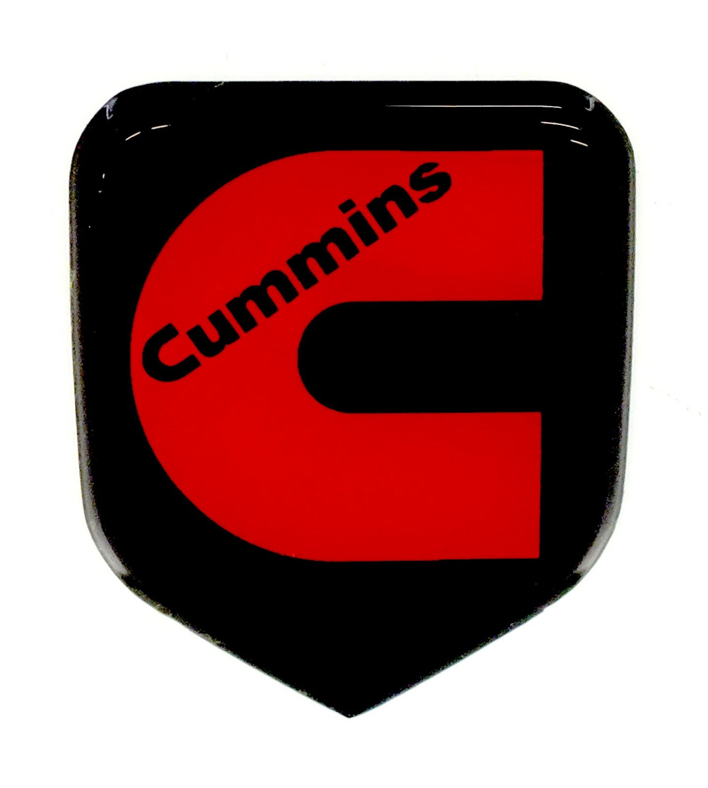 GRILLE EMBLEM fits RAM Diesel 1994-2002 Black/Red