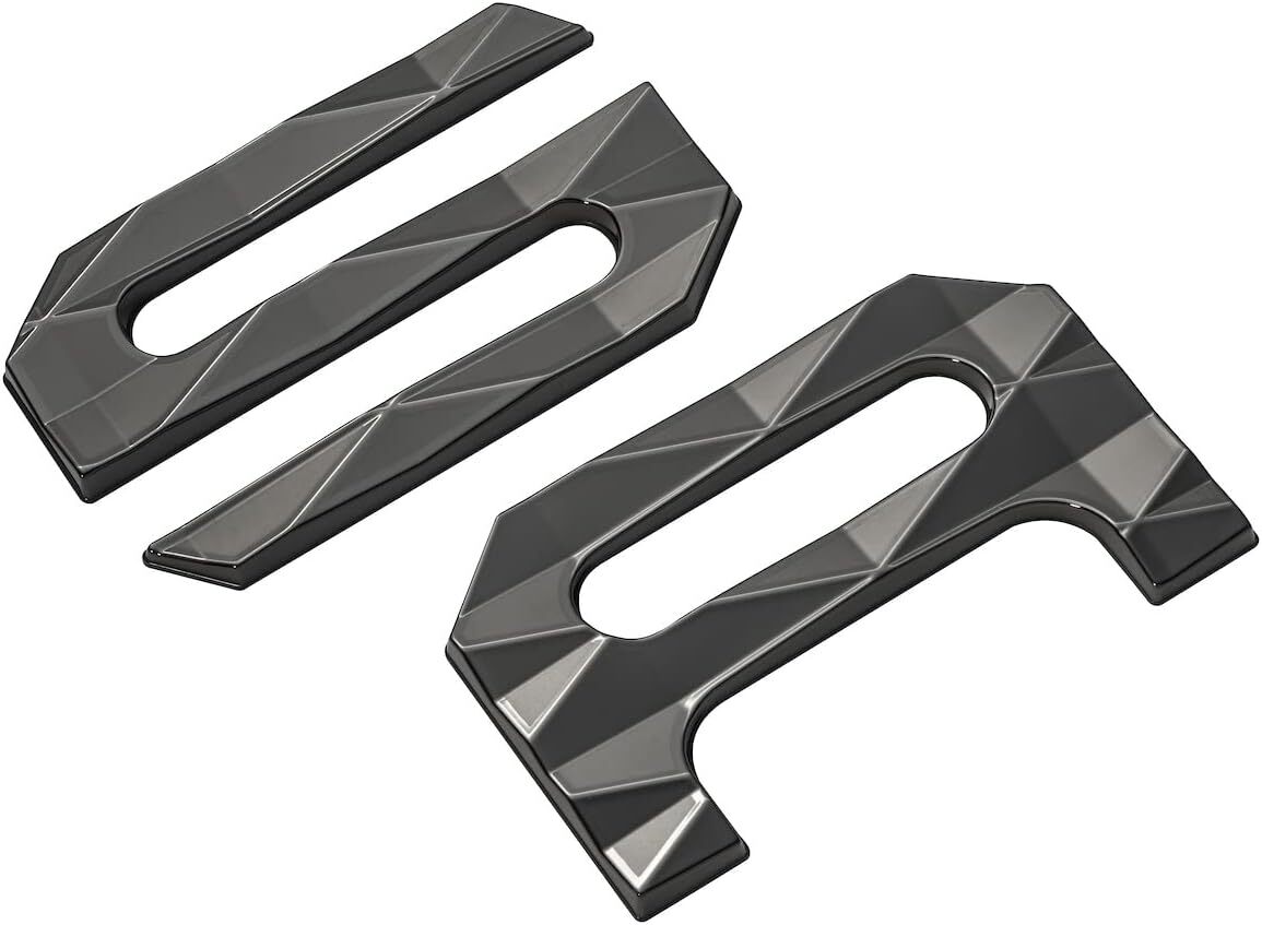 EyeCatcher Pro Series Tailgate Insert Letters Compatible Black Chrome