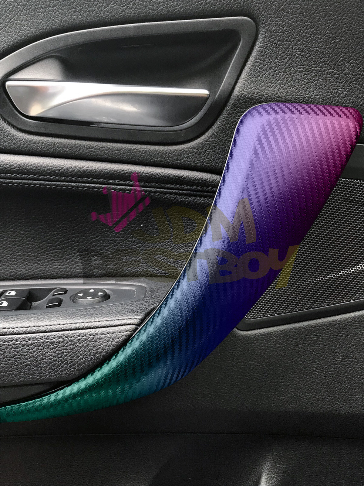 Chameleon 3D Carbon Fiber Matte Purple Teal Sticker Decal Vinyl Wrap Sheet Film