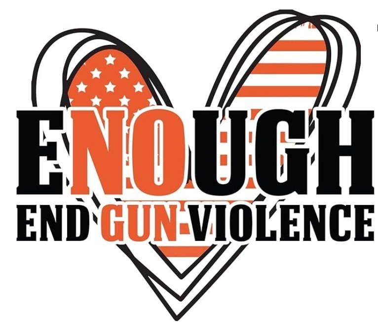 End Gun Violence Sticker (2 Inch) Waterproof Adhesive Peel & Stick Car Bumper