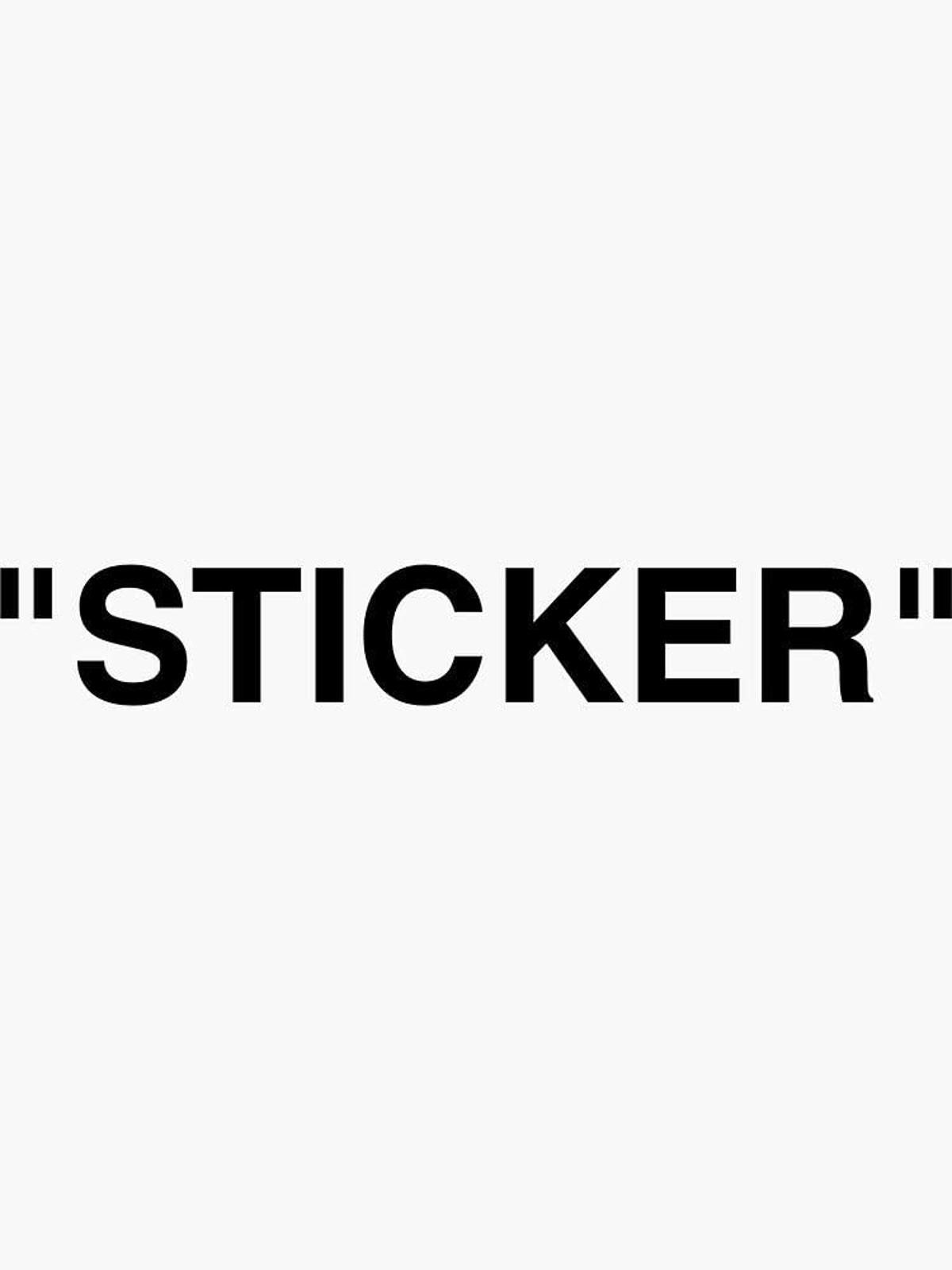 5″ Sticker Word Vinyl Decal