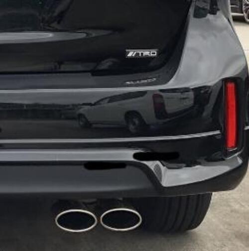 Genuine OEM TOYOTA TRD Carbon Fiber Sticker 08231-SP178 W85×H20mm Made in Japan