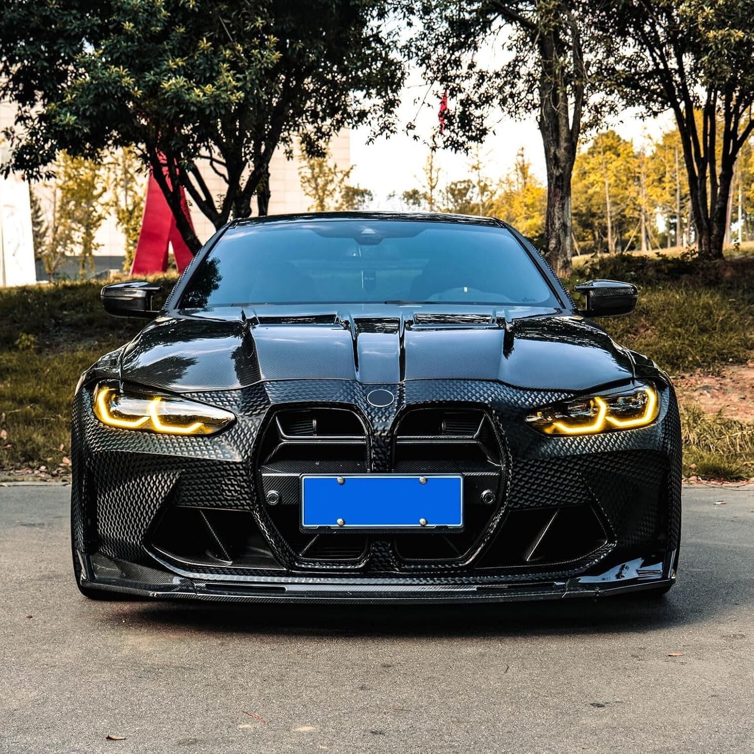 Designer Triangle Black Carbon Fiber Vinyl Wrap 3ft x 5ft with Air Release